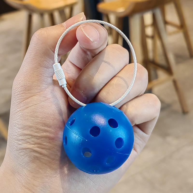 Cultural Creative Pickleball Keychain Ornament - Mini Pendant New Year Gift