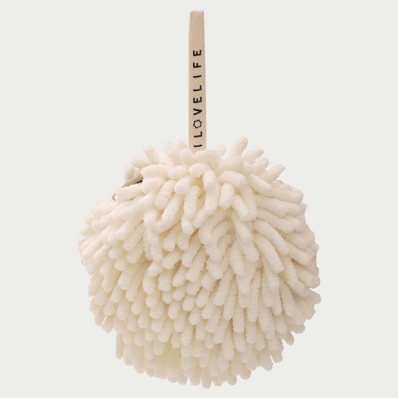 Japanese Ultra-fine Fiber Chenille Handball Cute Hanging Dry Handball Kitchen Bathroom Circular Hand Cloth