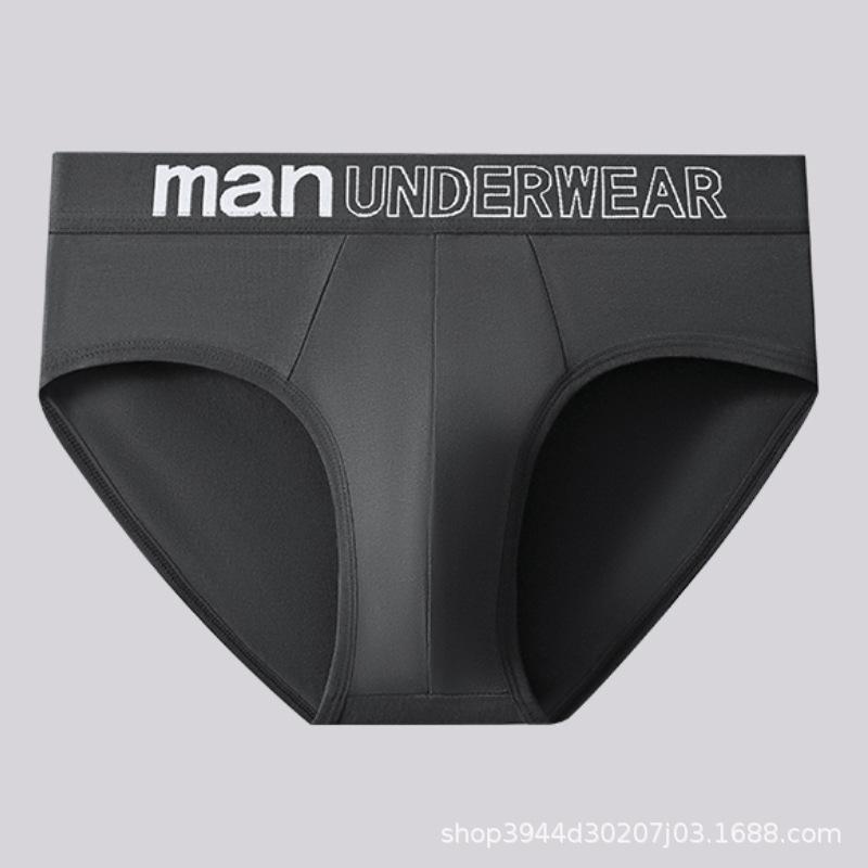 Men's Triangle Underwear Antibacterial Cotton Men's Mid Waist Underwear