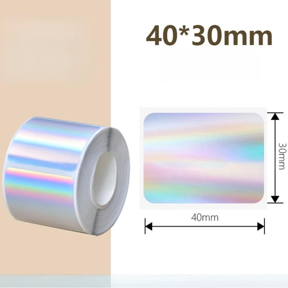 230pcs New Thermal Laser Label Paper Waterproof 40x30 Mm Rectangular Label Self Adhesive Tear-resistant Printer Paper