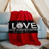 AFC Ajax printed throw blanket—soft,warm;versatile blanket for all seasons—perfect as &air-conditioning throw,nap blanket