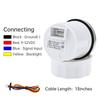 Waterproof 52mm 2" Oil Temp Gauge Temperature Meter 50-150 Celsius + Temp Sensor 1/8NPT M14X1.5 Red LED For Marine Car 12V/24V