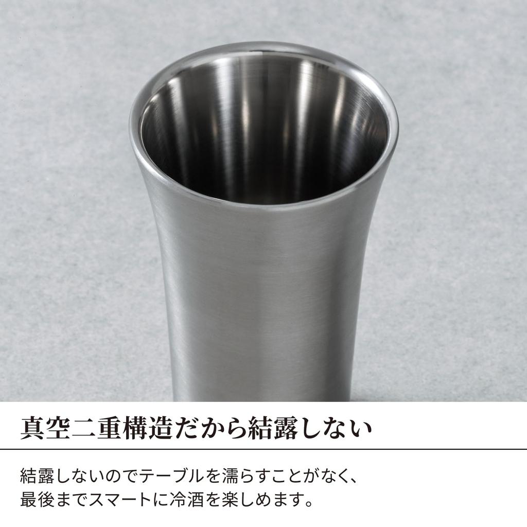 Peacock Thermos Industry Peacock Cold Sake Tumbler Home Izakaya Series 100ml Cold Storage Stainless Steel Vacuum Insulated Structure Cold Sake Sake