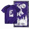 Coolmind MAE 100% Cotton Wolf Printed Exclusive Graphic Men T Shirt Big Size Streetwear Men Tshirt for Men T-shirt Tee Shirts