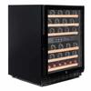 Wine Cellar - VINOBOX - Vinobox 50 - 50 Bottles - 2 Zones - Black