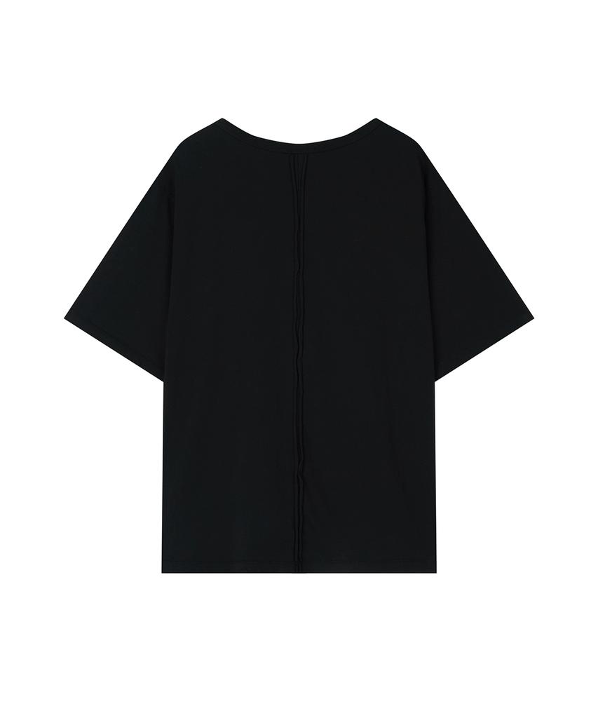 Saendeulig Overfit Washed Tee_Black