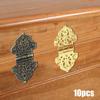 10Pcs 53x28mm Antique Decorative Hinges Wood Box Furniture Door Hardware Hot