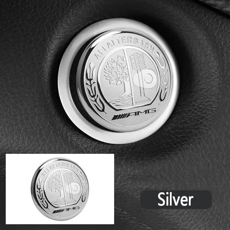 3D Sticker Emblem DecorCar Ignition Switch Start Button Cover For Mercedes Benz S205 C205 X253 W176 W213 W117 W205 GLA GLS