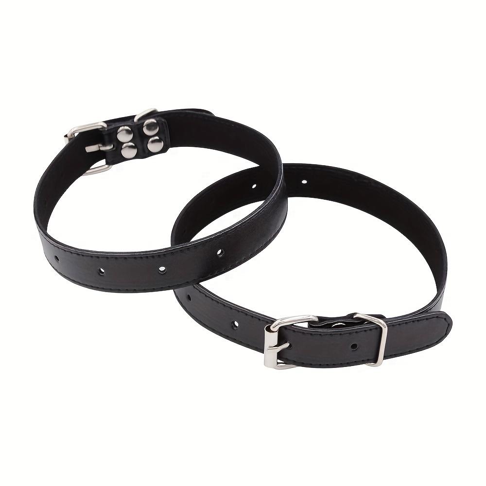 MEMIO 1pc BDSM Bondage Women's Reversible Adjustable Binding Handcuffs Leather Garment Bondage Flirting Tools Alternative Adult Sex Toys For A Woman