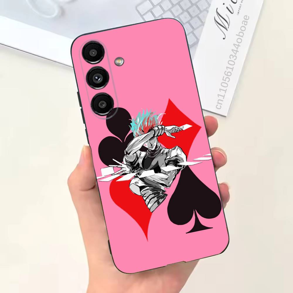Anime H-Hisoka M-Morow Phone Case For Samsung S25,24,21,22,23,20,S30,Ultra,Plus,Fe,Lite,Note,5G Black Cover