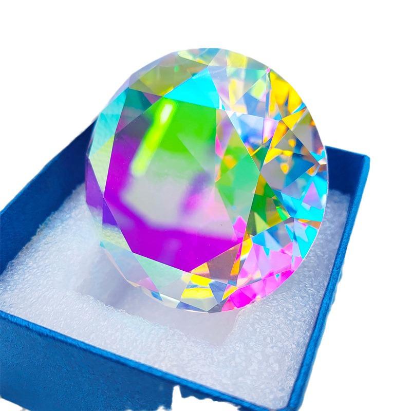 Colorful Crystal Glass Diamond Decorative Ornament