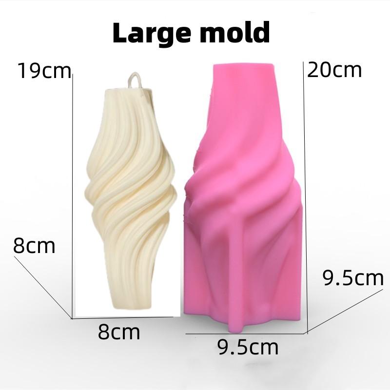 DIY Lace pattern cylindrical candle silicone mold carving pattern flowers and plants cylindrical candle mold candle making mold