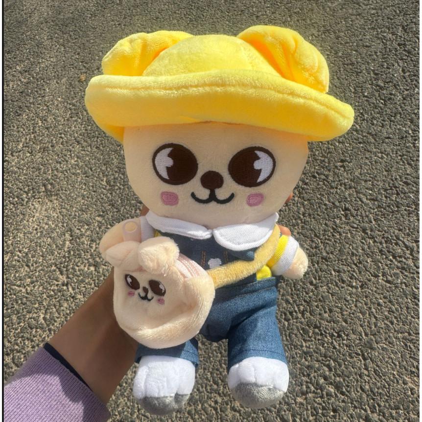 

FELIX Plush Toys Dwaekki Seoul FM Wolf Chan Stuffed Animal Plushies Doll 20x15cm