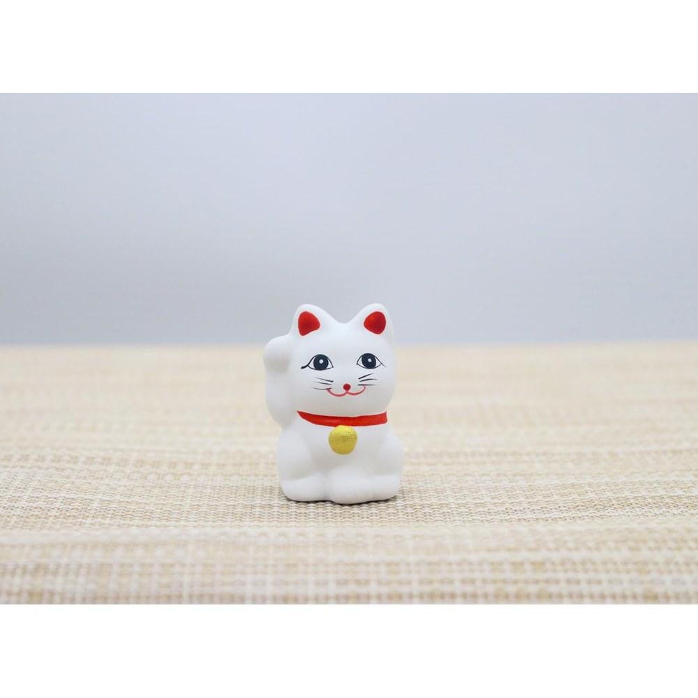 Castle Enterprise Lucky Cat Fortune Slip Set with Omikuji 24 Pieces Display Box Included White Fortune Seal