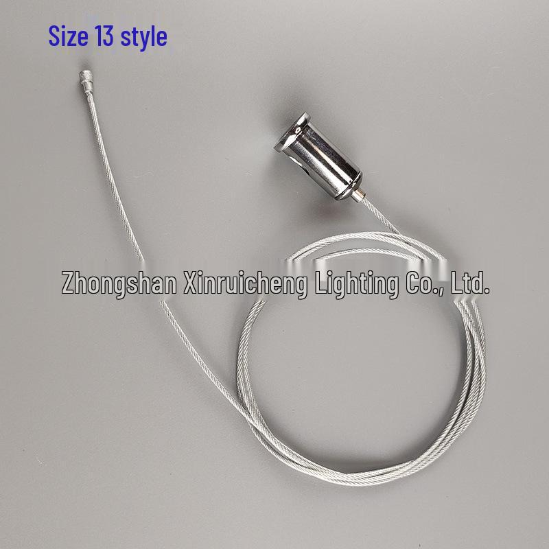 

Magnetic Track Light Suspension Cable Kit: Steel Wire, Linear & Strip Light Safety Rope, Sign Hanging Accessories