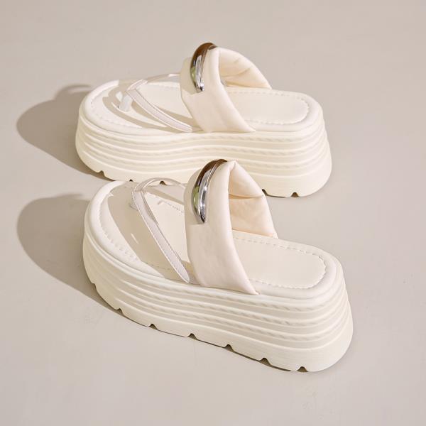 

Модная обувь Женская 2025 Женские тапочки Платформа Новые шлепанцы Женская обувь 2025 Женские тапочки Платформа Новые 35