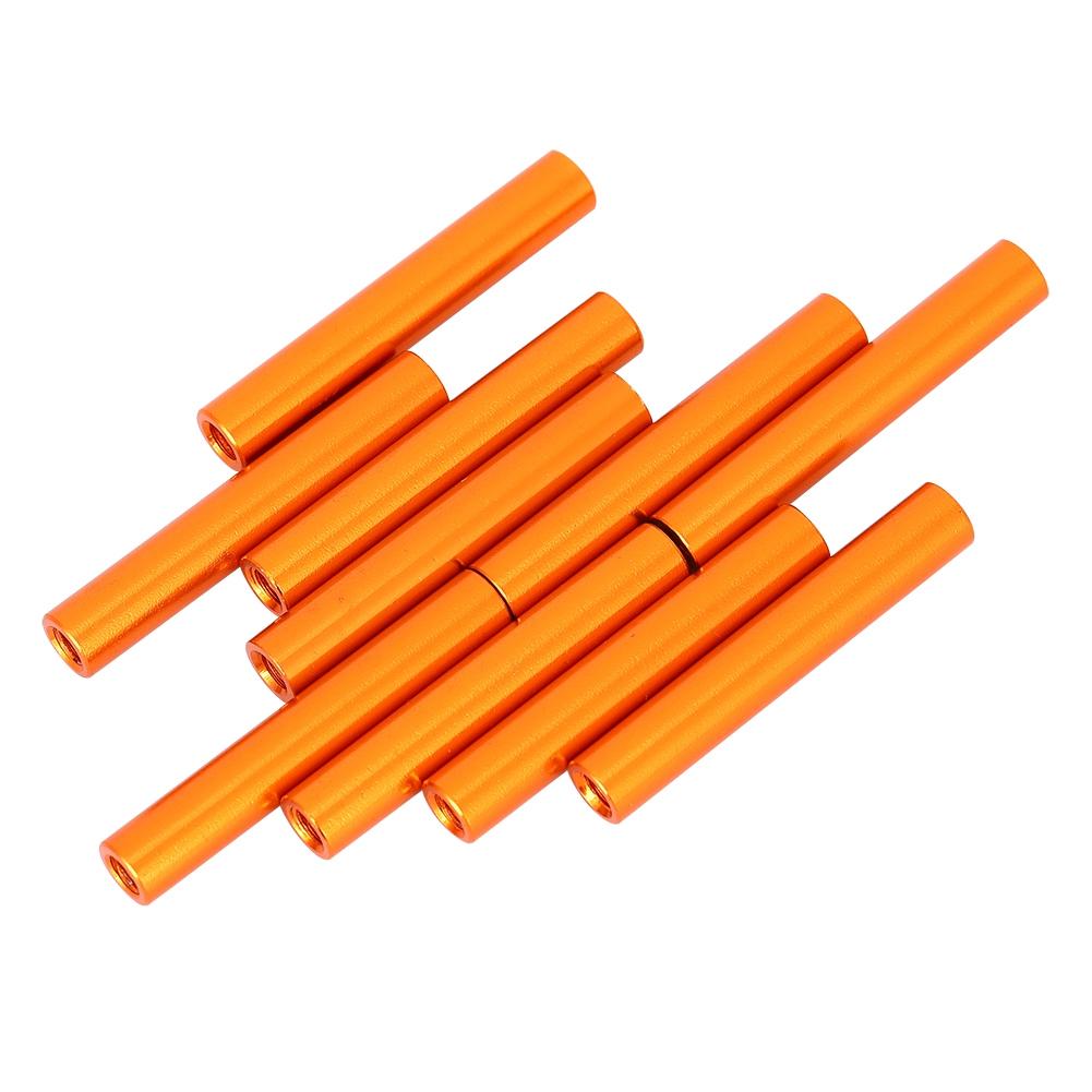 10Pcs M3x30 Round Aluminum Standoff Column Spacer Stud Fastener Rods Orange