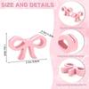 2/4Pcs Pink Bow-Tie Wooden Menu Holders Table Number Holders Cute Business Card Display Stand