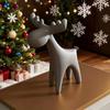Modern Minimalist Deer Statue Elegant Stag With Large Antlers Cute Animal Decoration For Home Christmas Tree Shelf Birthday Gift