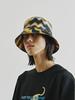 VEGAN TIGER Print Bucket Hat (Yellow)