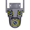 6K 12MP WiFi IP Outdoor Camera with Motion Tracking PTZ 4K Video Three Lens Three Screen Waterproof Security System