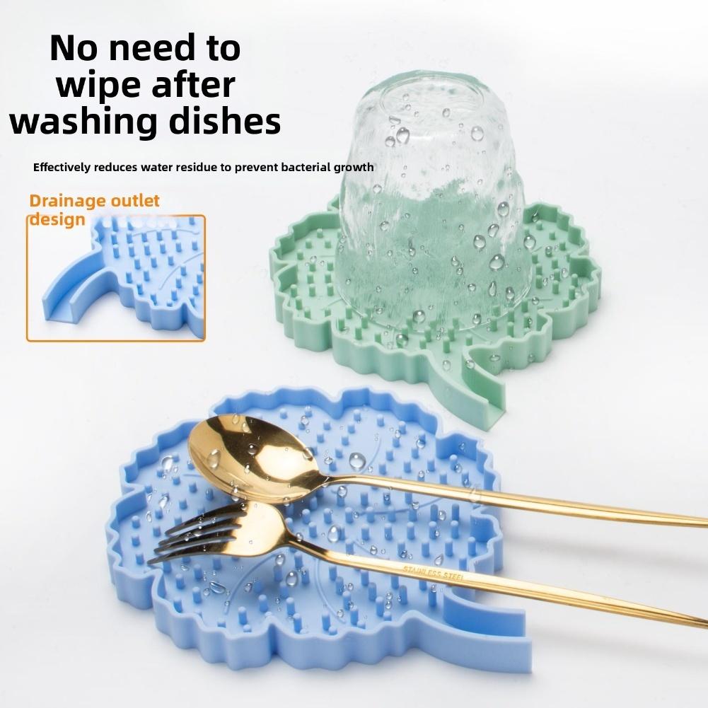 4Pcs Silicone Heat Insulation Pads Kitchen Table MATS Anti-heat Pads Bowl MATS Cup MAT For Kitchen And Dining 16.6x14.9cm