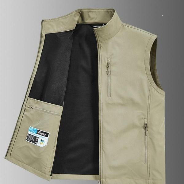 K 62191 Soft Shell Vest Outdoor Logo Embroidery Soft Shell Warm Vest