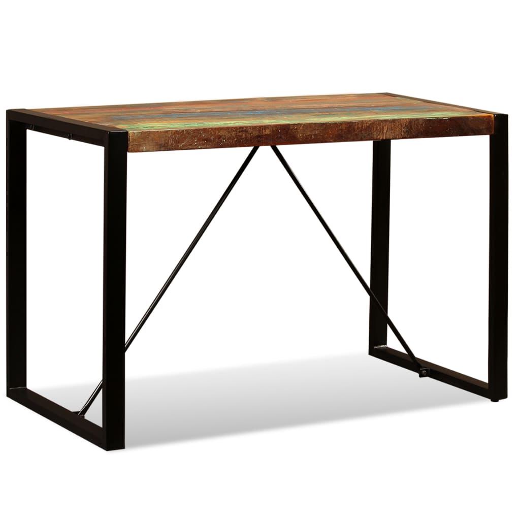 Dining Table Reclaimed Solid Wood 120 Cm