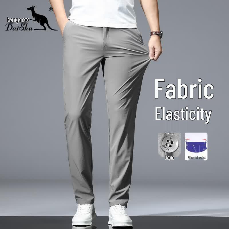 DAISHU Men s Tech-Stretch Lightweight Casual Trousers 34