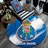 Custom Name Futebol Clube Do Porto2 Round Area Rug,Carpet Rug for Living Room Bedroom Sofa Playroom Decor,Non-slip Floor Mat