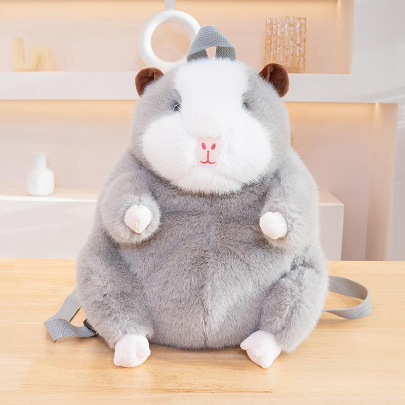 Bambola Peluche Animale Carina e Affascinante Zaino Panda Procione Lupo Orso Rana Capibara Pinguino Elefante Zaino Peluche Gentile Regalo Progettato Per