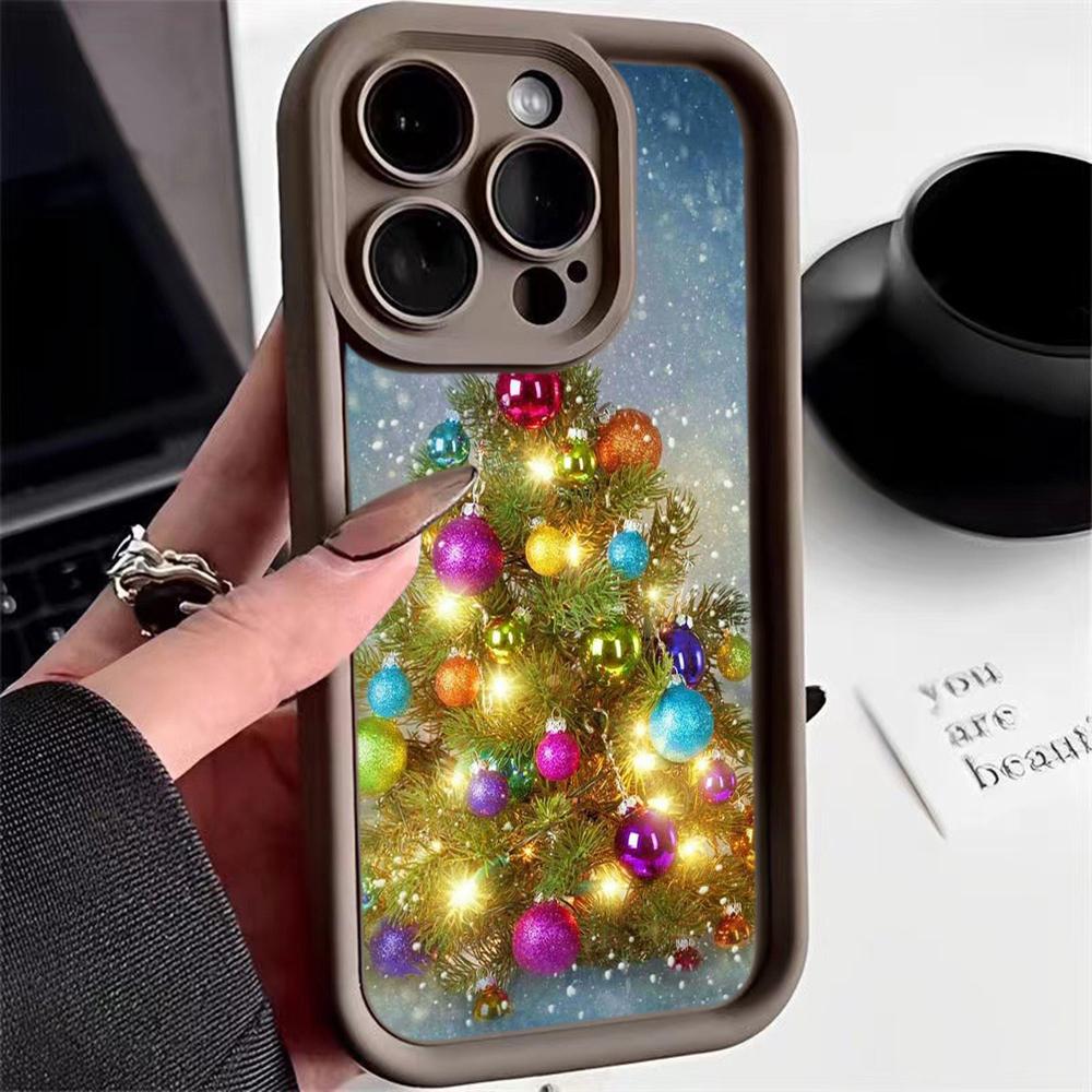 Ae114 Merry Christmas Christmas tree art Phone Cases for Xiaomi 12 11 Lite 5G NE Redmi 13C 14C 9a A3 Note 12 Pro 11s Angel Eye Ladder Protective Cover