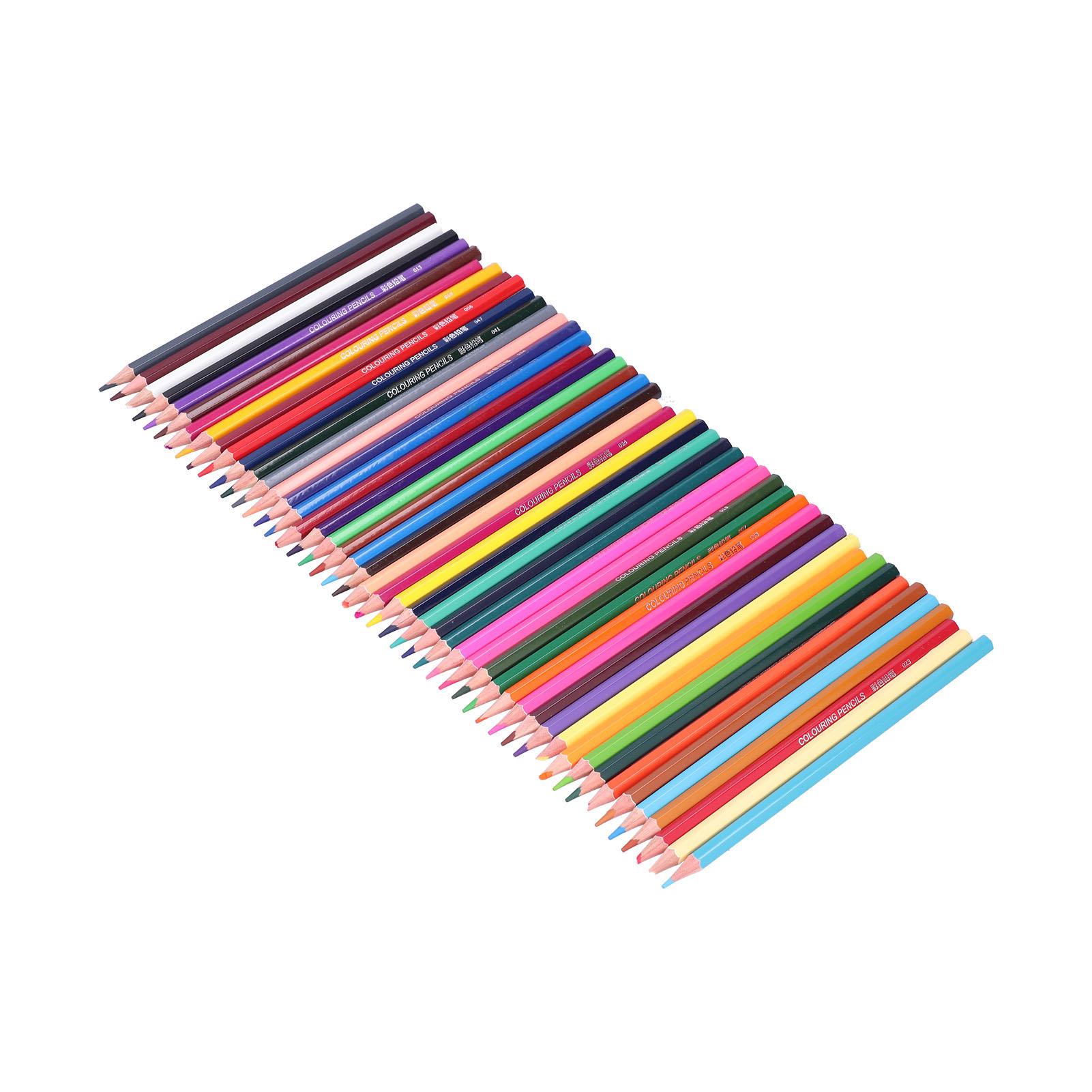 

48Pcs Watercolor Pencils Bright Vibrant Colors 3.3mm Easy Identification Color Pencil Set for Students Artists