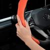 Suitable for Volkswagen Premium Suede Snap-On Steering Wheel Covers, Non-Slip and Durable, Available for D-Shaped Steering Wheels, Compatible