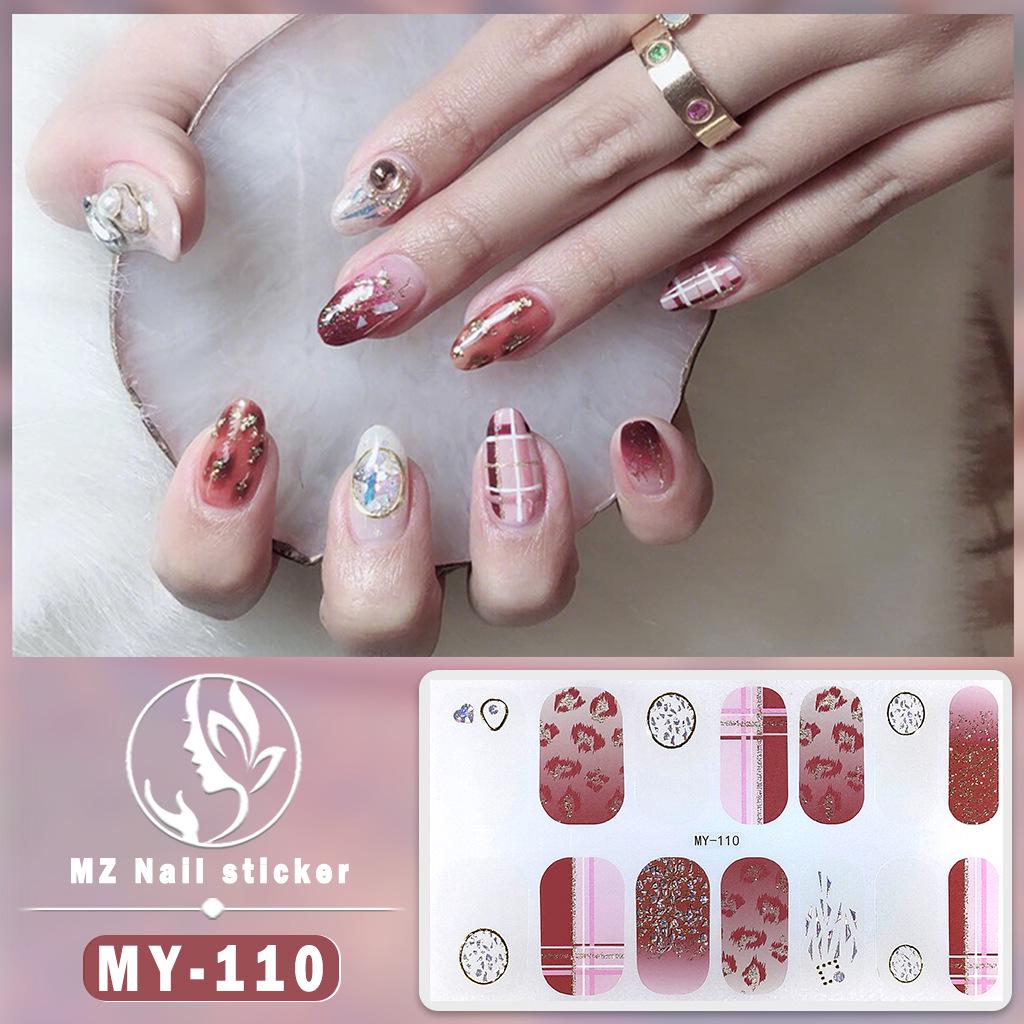 3D Waterproof Gel Nail Polish Film – Diamond & Laser Nail Art Stickers