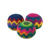 3/6er Pack Handgehäkelte Footbags, Strapazierfähige Gestrickte Kickbeutel, Weiche Gewebte Jonglierbälle für Koordinationstraining, Outdoor-Spiel, Partyspiele & Stressabbau