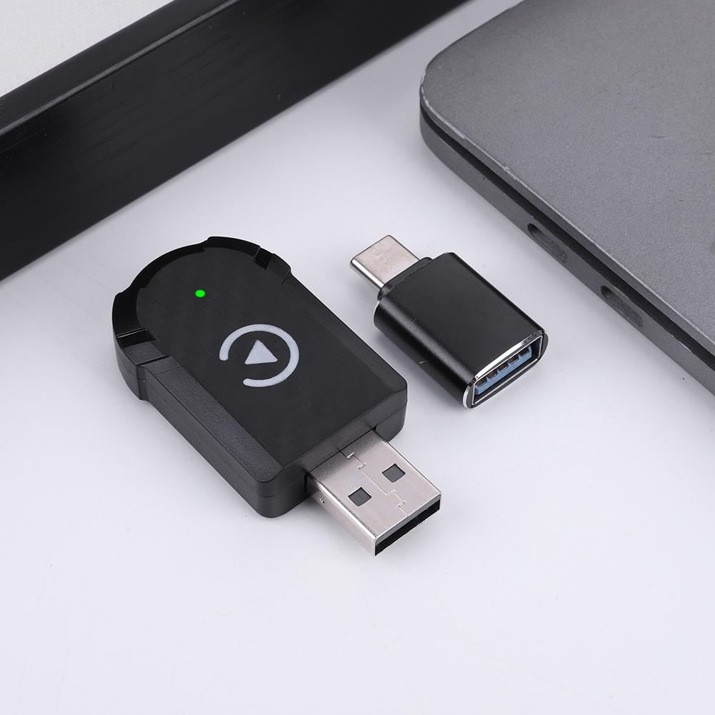 1/2/3/4/5PCS Wired To Wireless Carplay & Android Auto 2 in 1 Dongle Bluetooth-Compatible 5.0 WiFi for Android Auto Cars