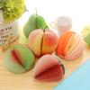 1pc Cute Sticky Notes Creative DIY Fruit Memo Pads Wall Stickers Paper Stationery Office Papelaria Supplies
