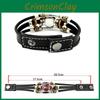 Trendy Vintage Punk Hanako-kun Anime Bracelet Multi-layer Glass Beaded Jewelry