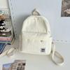 Mini-Rucksack Damen Cord Rucksack Schüler Schultasche