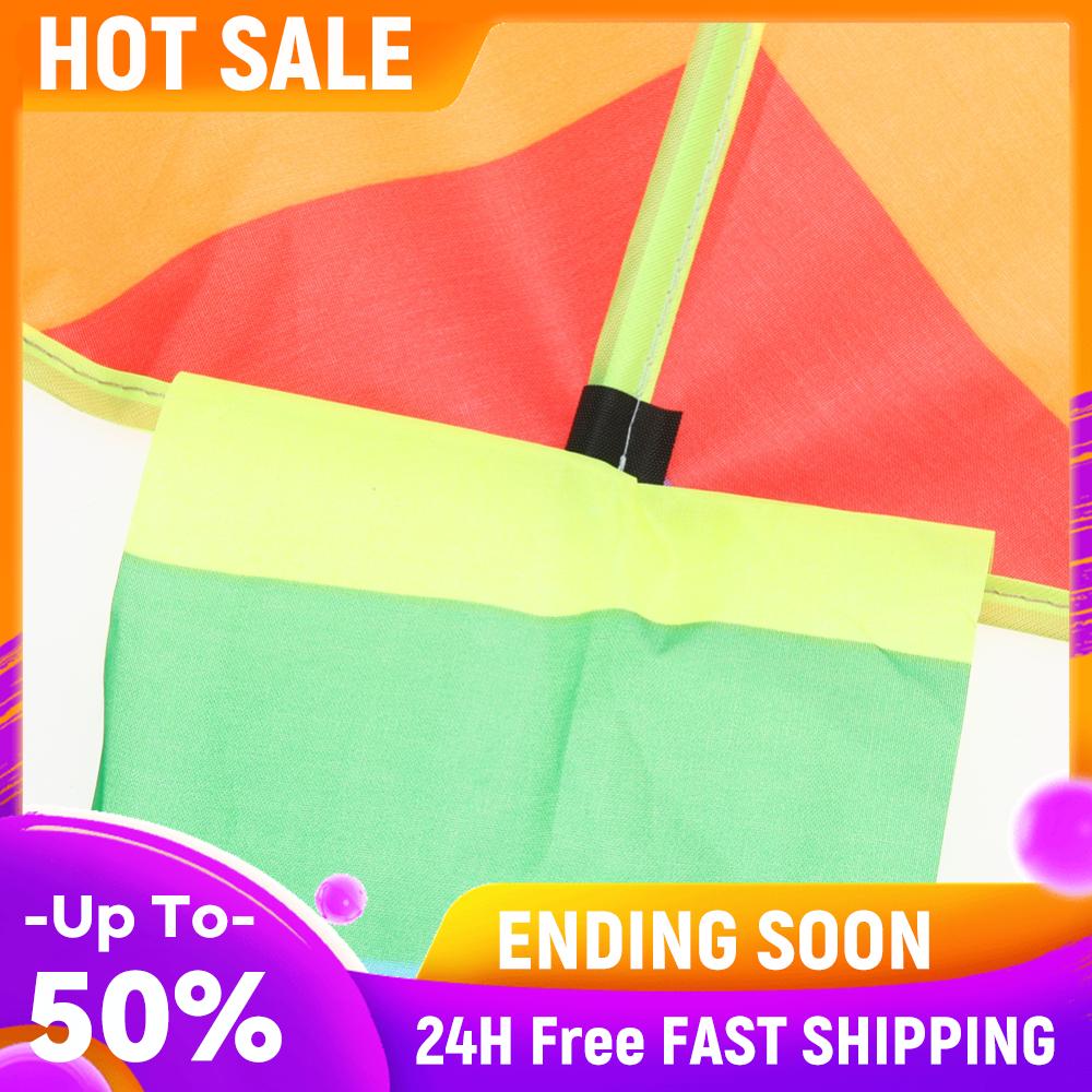 

Rainbow Delta Kites Foldable Kite Long Tail Lawn Kite Kids Flying Kite Nylon Park Kite for Boys and Girls China Mainland