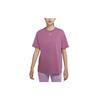Sportswear Essentials Logo Print Crew Neck Short Sleeve T-Shirt Women Tops Pink DN5698-507