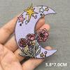 Love Nature Patch Magic Mushroom Embroidery Patches For Clothing Diy Iron-On Stickers Appliques Flowers Stripes