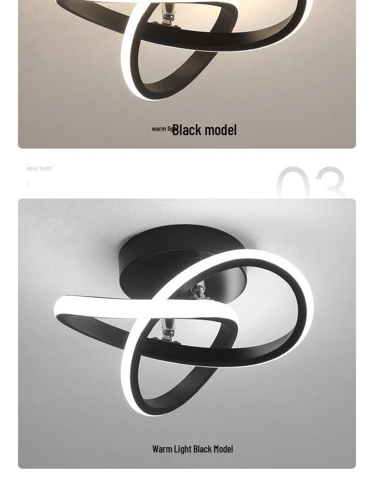 Modern Minimalist LED Ceiling Light for Hallway, Entrance, or Balcony