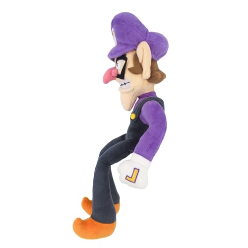Sanei Super Mario Colecția All Star 12.5" Pluș Waluigi, Mic