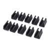 10pcs U Shaped Chair Leg Tips Caps with Felt Pads Smoothly Glides No Scratches No Noise Floor Glides Tubing Caps