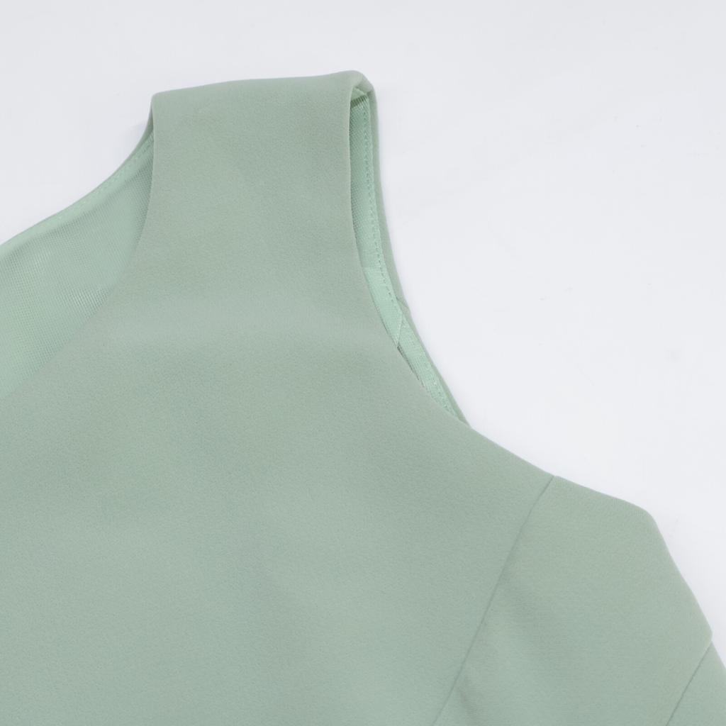 FOXEY NEW YORK 29310 G-Green Retro Cross Dress Dress 38 greenUsed