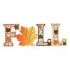 Autumn Table Decorations 4Pcs/Set Fall Wooden Tabletop Signs,Maple Leaf Letter for Rustic Thanksgiving Decor Tiered Tray Fireplace Dining Centerpieces