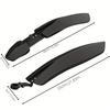 Bicycle Mudguards for Mountain Bikes, Universal for 24-26-27.5 Inch Road Bikes, Mudguards for Bicycles, Comprehensive Accessory