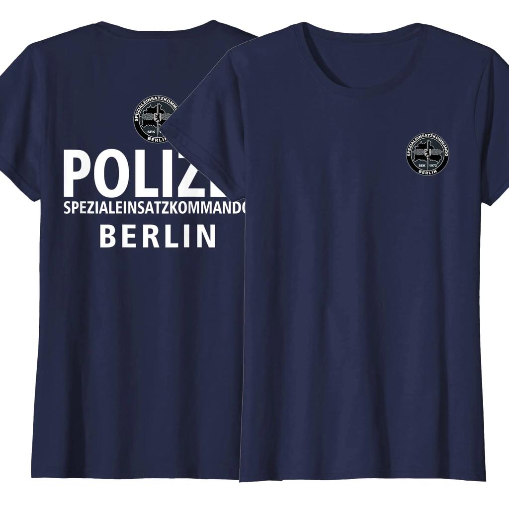 Germany Berlin SWAT SEK Spezialeinsatzkommando TShirt Premium Cotton Short Sleeve ONeck Mens T Shirt New S4XL Heavyweight